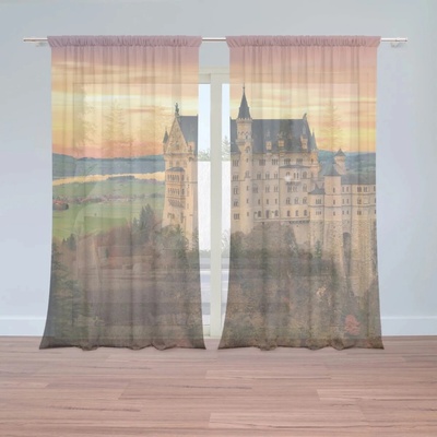 Sablio Záclony Hrad: 2ks 150x250cm