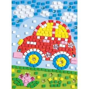 folia Творчески комплект Folia - Направи картинка от мозайка, Автомобил (4001868065145)