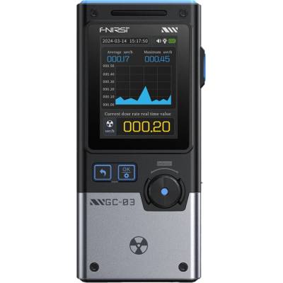 FNIRSI Многофункционален детектор за радиация fnirsi gc-03, черен (gc-03 bk)