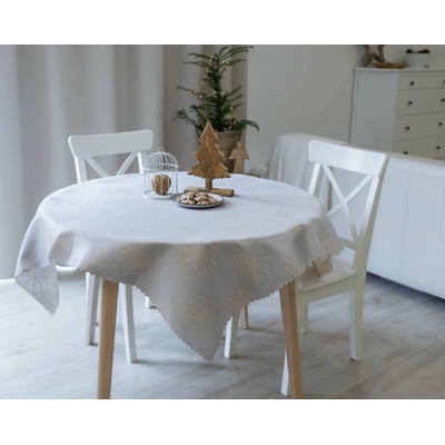 Polášek Ubrus vánoční Z3517-K2 100% polyester Vánoce 140x240cm