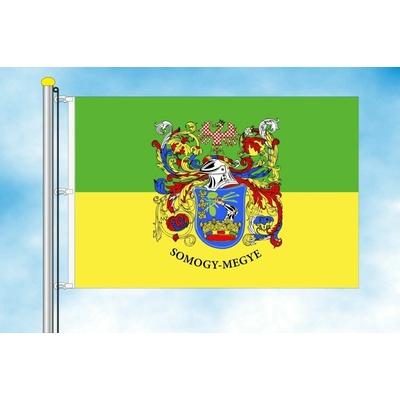 LIBEA, s.r.o. Somogy vlajka Rozměr: 30×45 cm, Uchycení: Karabiny na stožár