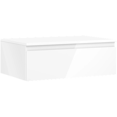 Mexen Orio шкаф за баня под мивка 70 см с плот, 1 чекмедже, бял гланц - 91A10-07023-1-BFC00 (91A10-07023-1-BFC00)