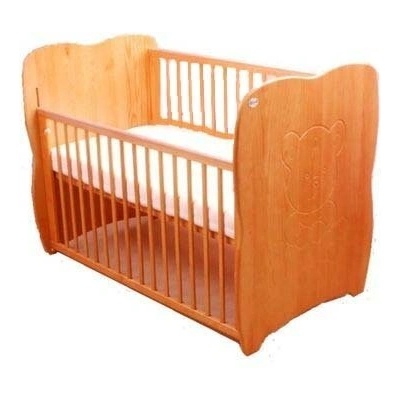 GLUCK Детско легло GLUCK, Baby Heart teak, масив