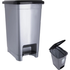 Orion Пластмасов кош за отпадъци с педал 15 L Slim - Orion (731309)