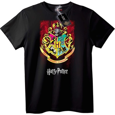 NOONEBRAND Тениска Harry Potter емблема Hogwarts - 7XL, White