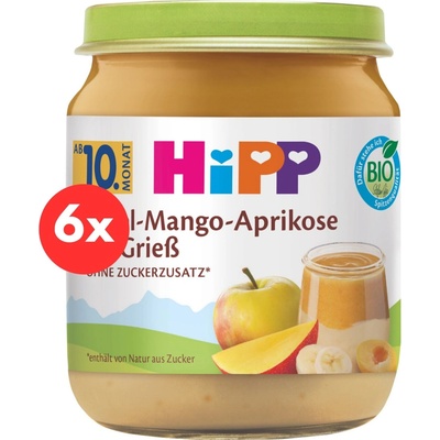 Hipp BIO Krupica s ovocím 6 x 200 g