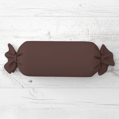 Biante Vankúš valec bonbon Rongo RG-042 Hnedý 15x40