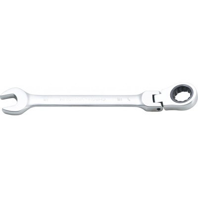 BGS Ráčnový očkoplochý klíč kloubový 18 mm BS6718