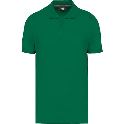 Designed To Work pánská nežmolkující polokošile Finish Kelly zelená