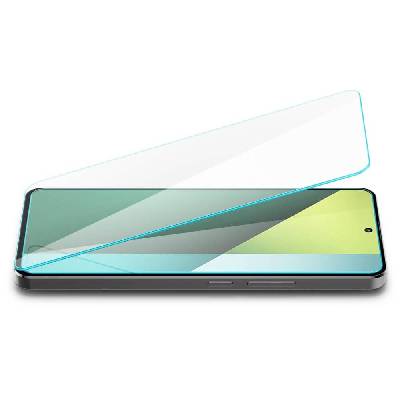 2 броя стъклени защитни покрития за дисплея на Xiaomi Redmi Note 13 Pro 5G, Xiaomi Poco X6 - Spigen Tempered Glass GLAS. tR Slim 2 Pack (прозрачен) (AGL08293)