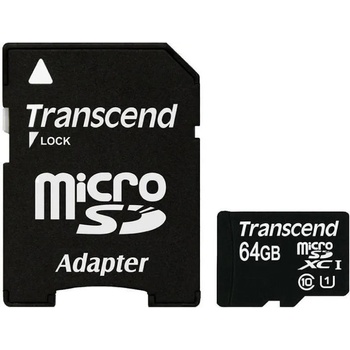 Transcend microSDXC 64GB C10/U1 (TS64GUSDU1)