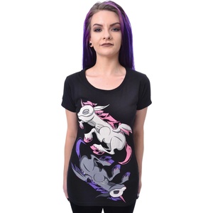 Cupcake cult тениска cupcake cult - unicorn night - черно - poi1379