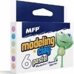 MFP Pastel plasticine 6 colors 100g