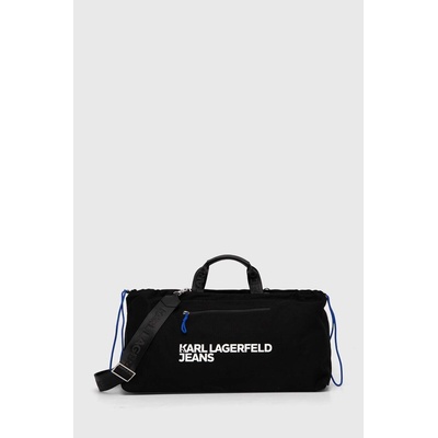 Karl Lagerfeld Jeans Памучна чанта Karl Lagerfeld Jeans в черно (240D3096)