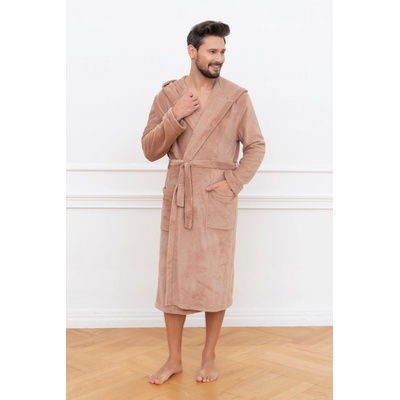 Italian Fashion Mimas pánsky župan hnedá