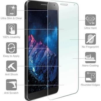 4smarts Протектор от закалено стъкло /Tempered Glass/, 4smarts, за Huawei P9 Plus, силиконов (TPU) кейс