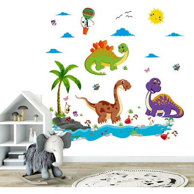 4Leaders Samolepka na zeď dinosauři 135×75 cm – Sleviste.cz