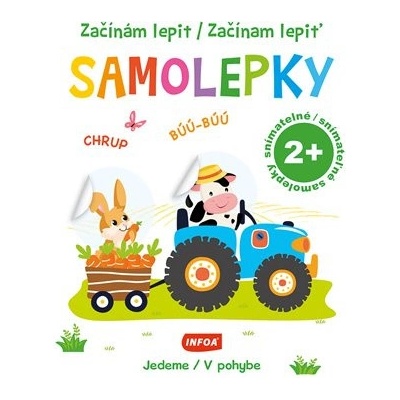 Infoa začínám lepit samolepky jedeme