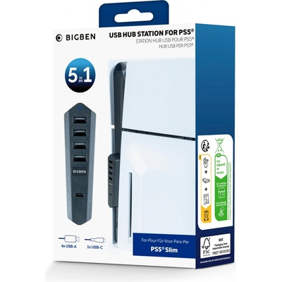 BigBen USB for PlayStation 5 Slim PS5USBHUB