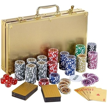 GamesPlanet Poker set Gold Edition, 300 ks žetonů 1 - 1000