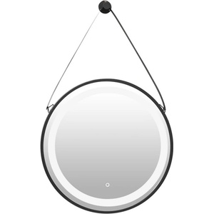 Inter ceramic ОГЛЕДАЛО ЗА БАНЯ icl 1398 60Х60 КРЪГ ЧЕРНО (icl 1398)