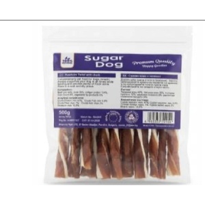 Sugar Dog Лакомства за кучета Патешки усукани ленти 500 гр (70054)
