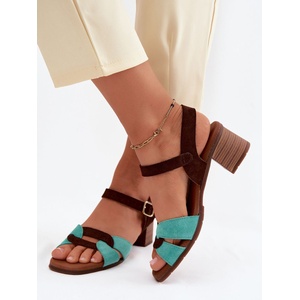 Step in style Дамски сандали с ток модел 227911 Step in style