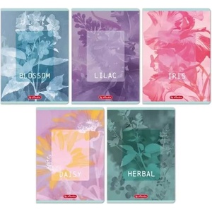 Herlitz Тетрадка Blossom с редове - от 4. клас, формат А5, различни видове (400212785)