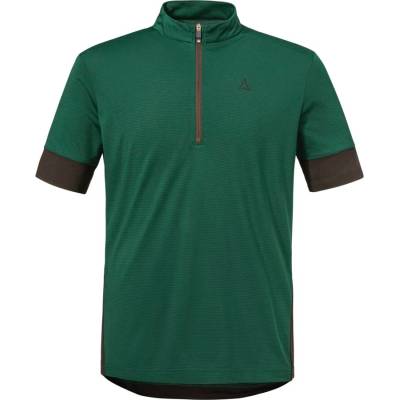 Schöffel Мъжка фланелка с къс ръкав за колоездене Schöffel Shirt Style Pinega Cycling jersey - Fir Green - размер 52 (EU) (056-3373-0514)