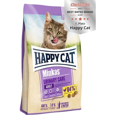Happy Cat Minkas Urinary Care пълноценна храна с намалено съдържание на магнезий и фосфор 10kg