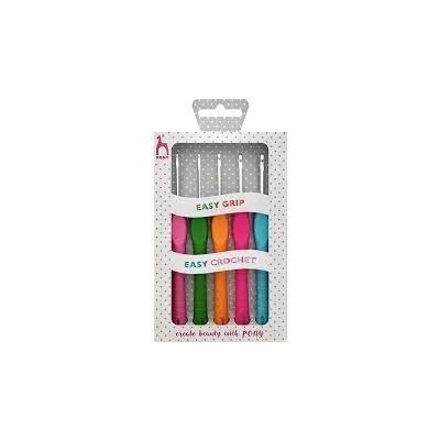 Pony Sada háčku EASY GRIP MALÁ 2-4mm (5ks)