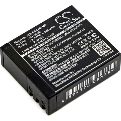 Cameron Sino Батерия за SJCAM SJ4000, SJ5000, 900mAh Li-ion (CS-SDX400MC)