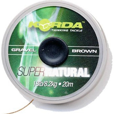 Korda šnúra Super Natural 20m 18lb Brown