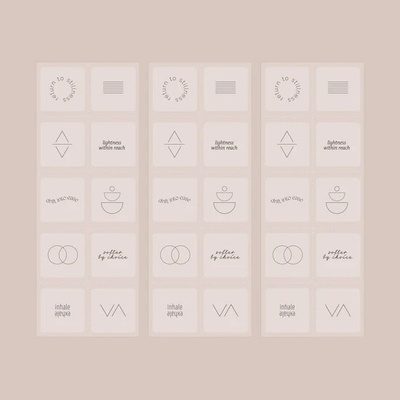 BARRIÈRE BARRIÈRE Náplasti Everyday Calm 30 ks Mindful symbols