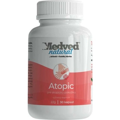 Medveď natural Atopic 30 kapslí