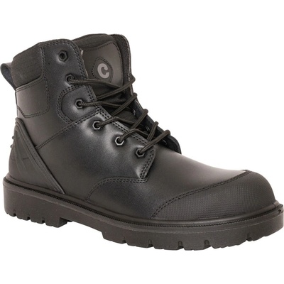 Contractor Unisex Adults Steel Toe Cap Safety Boot - Black