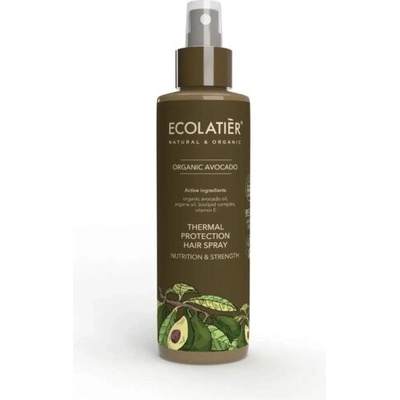 ECOLATIER ORGANIC AVOCADO Termálny ochranný sprej na vlasový styling VÝŽIVA a POSILNENIE 200 ml d.s:08.2026