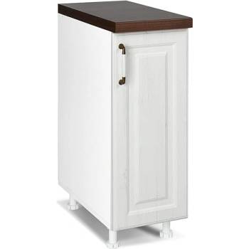 Matis Кухненски шкаф долен с една врата rustic d30 бял