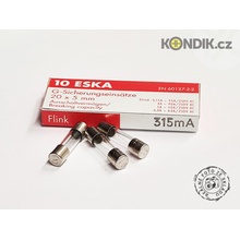 Pojistka 5x20mm rychlá 520.600, Proud: 0,4A