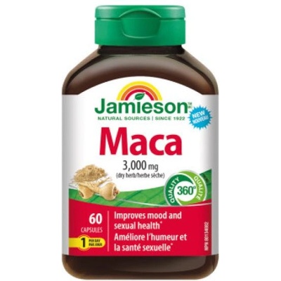 Jamieson Мака 3000mg 60 капс
