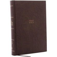 The KJV, Open Bible, Hardcover, Brown, Red Letter Edition, Comfort Print
