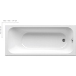 RAVAK Chrome - Вана 150х70 см, бяла C721000000 (C721000000)