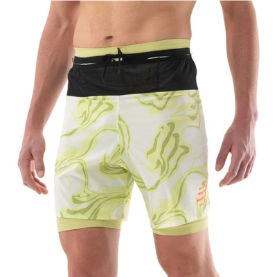 Compressport Trail Racing 2-in-1 Short green camo