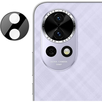 Удароустойчив стъклен протектор за камера марка IMAK за Huawei Nova 13 - с черна рамка