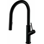 Omnires Черен кухненски смесител Omnires Bend (BE6455BL)