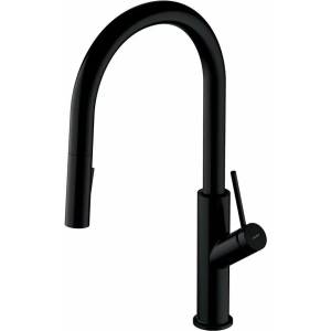 Omnires Черен кухненски смесител Omnires Bend (BE6455BL)
