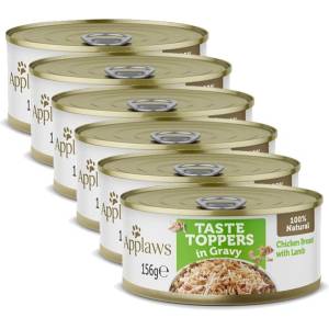 Applaws Dog Taste Toppers in Gravy пилешки гърди с агнешко 6 x 156 г