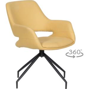Carmen Трапезен стол totnes -1 - жълт sf 1 (3532027) - tierradesign