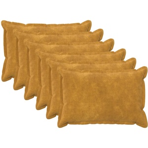 vidaXL Калъфка за възглавница 6 pcs HOUTEN Жълто 40 x 60 cm (917569)
