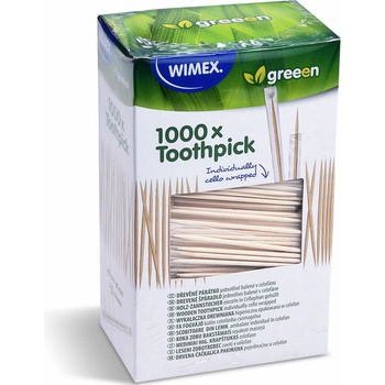 Wimex Špáradlo drevené O2 x 65 mm jednotlivo v celofáne